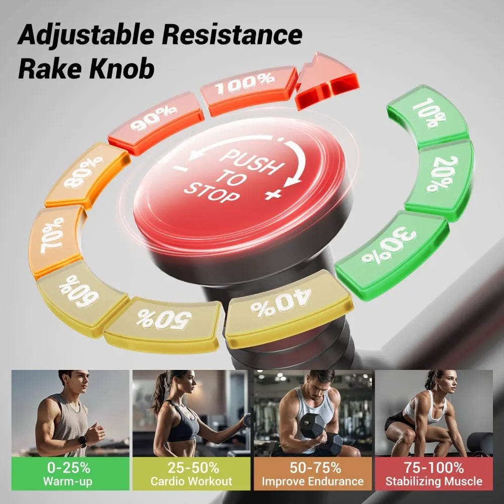Upgrade your home workouts with CURSOR FITNESS Exercise Bike, a brake-pad powered cardio machine built for real results and an exclusive app.