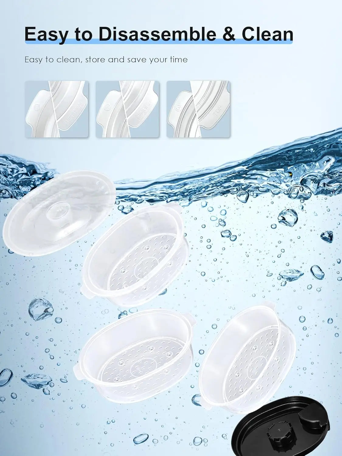 Steam smarter and faster with the XMSJ 13.7 Qt Electric Food Steamer, designed for busy kitchens and healthy, convenient meals.