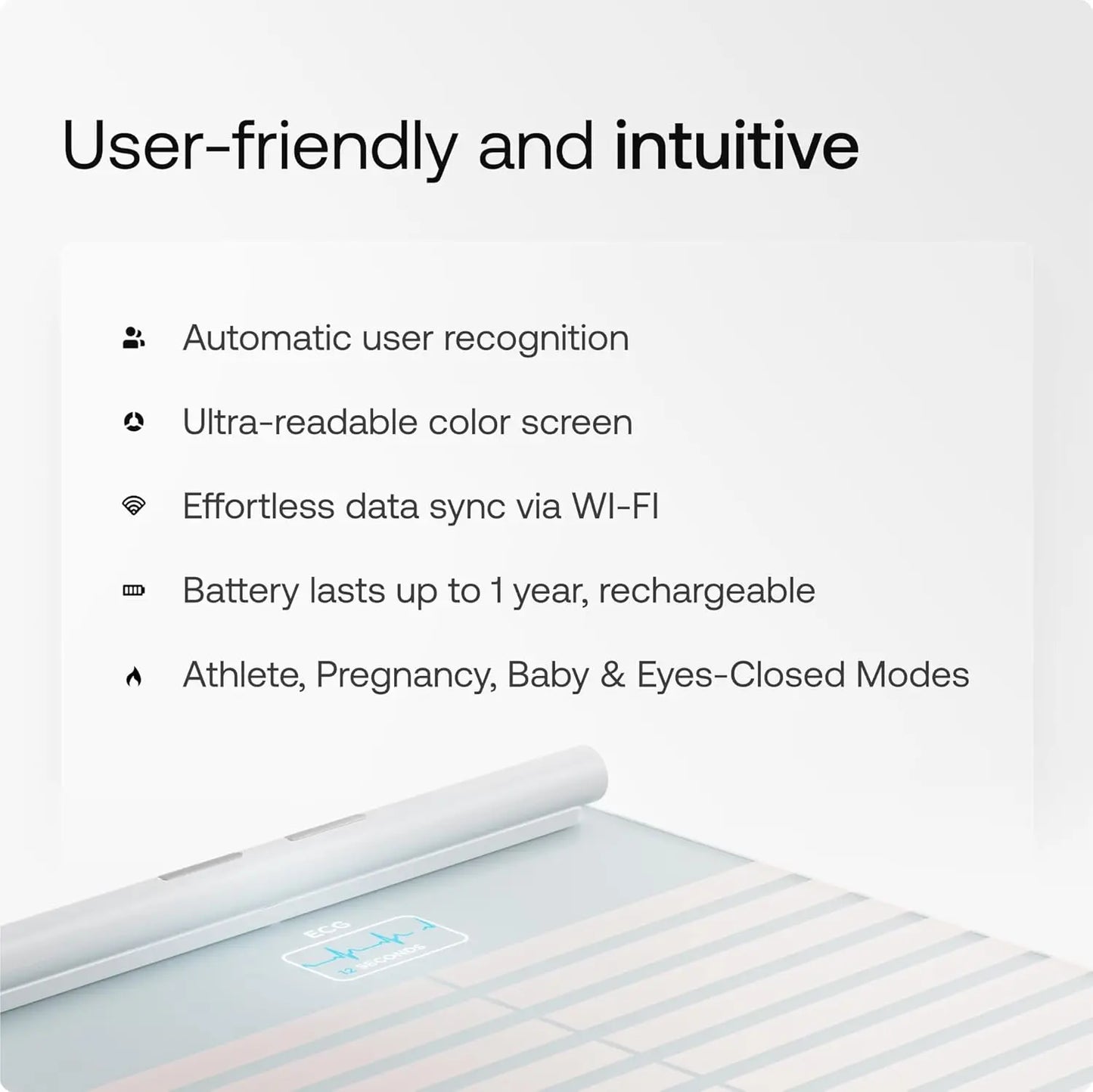 Body Scan Smart Scale With Segmental Composition Visceral Fat And Heart Rate