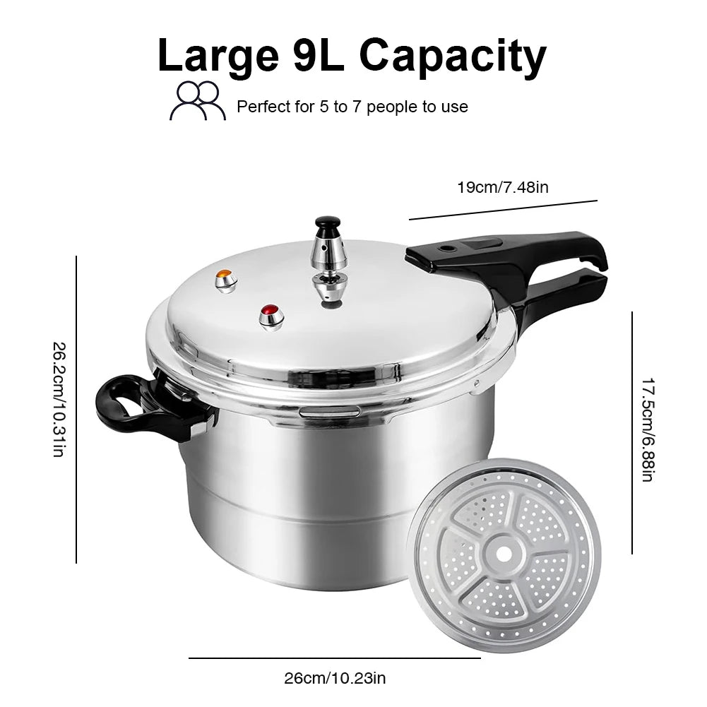 Experience fast, flavorful meals with the Shunmaii Aluminum Alloy Pressure Cooker.