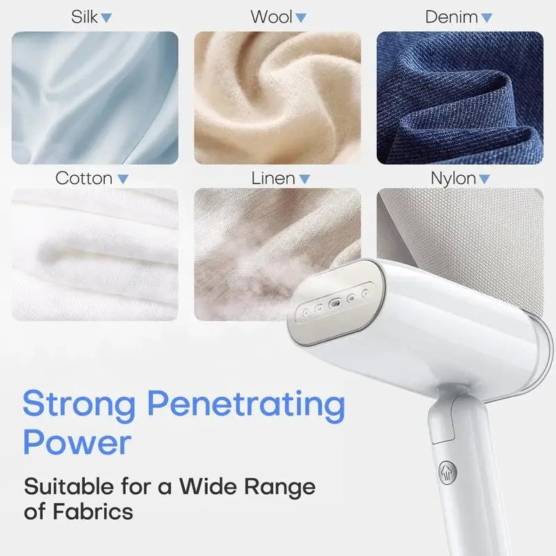 Broncho Clothes Steamer Pro For Travel And Home Fast 30 Second Wrinkle Removal For On The Go Professionals