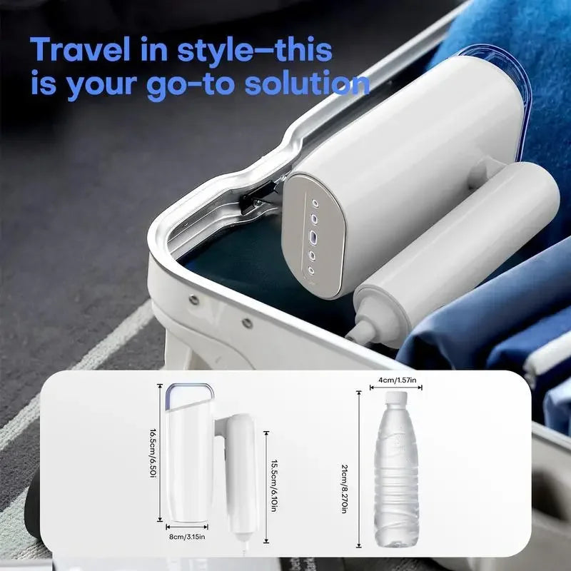 Broncho Clothes Steamer Pro For Travel And Home Fast 30 Second Wrinkle Removal For On The Go Professionals