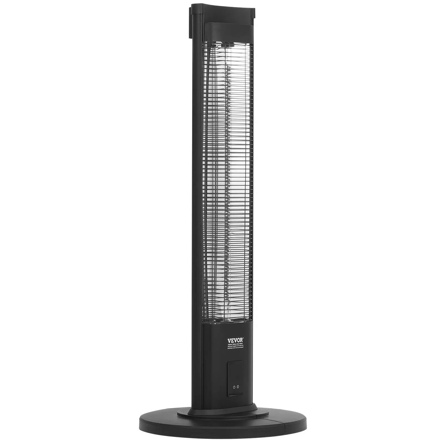 SHICUO 1500W Infrared Space Heater 3-Second Instant Heat Quiet Fast Warmth for Bedrooms