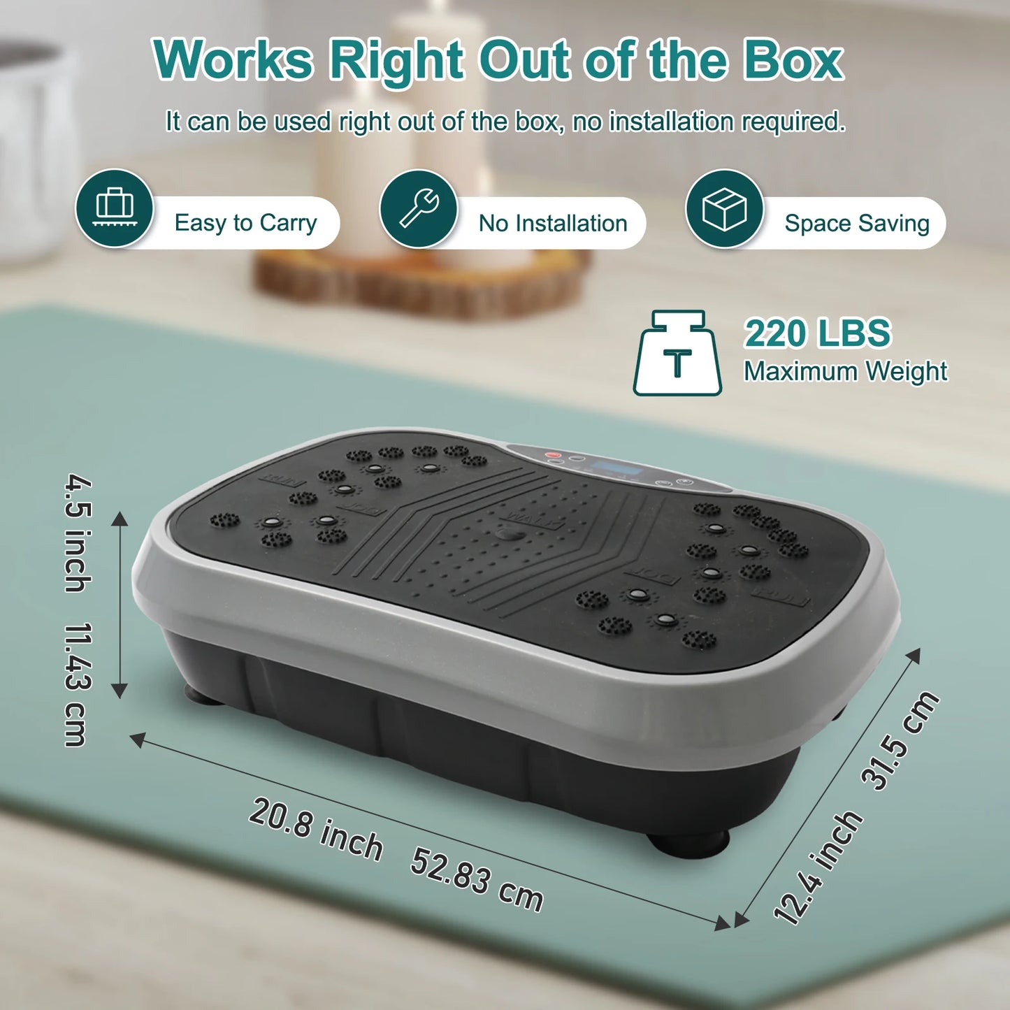 Transform your home workouts with the N vibration plate, a compact whole body trainer that makes every session a fat burning routine, helping you tone, energize, and recover faster.