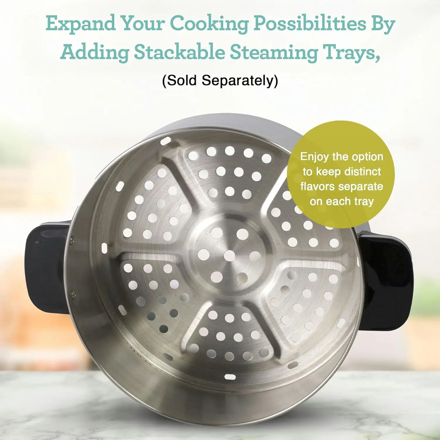 Transform your meals with fresh, nutrient-rich steam from the FS3200 Electric Food Steamer.