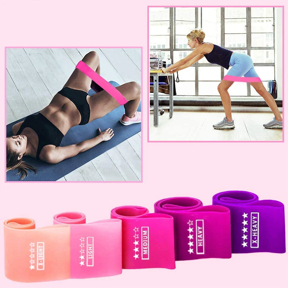 Resistance Bands For Yoga Stretch And Pull Up Training Natural Latex Versatile For Adults Fitness Enthusiasts