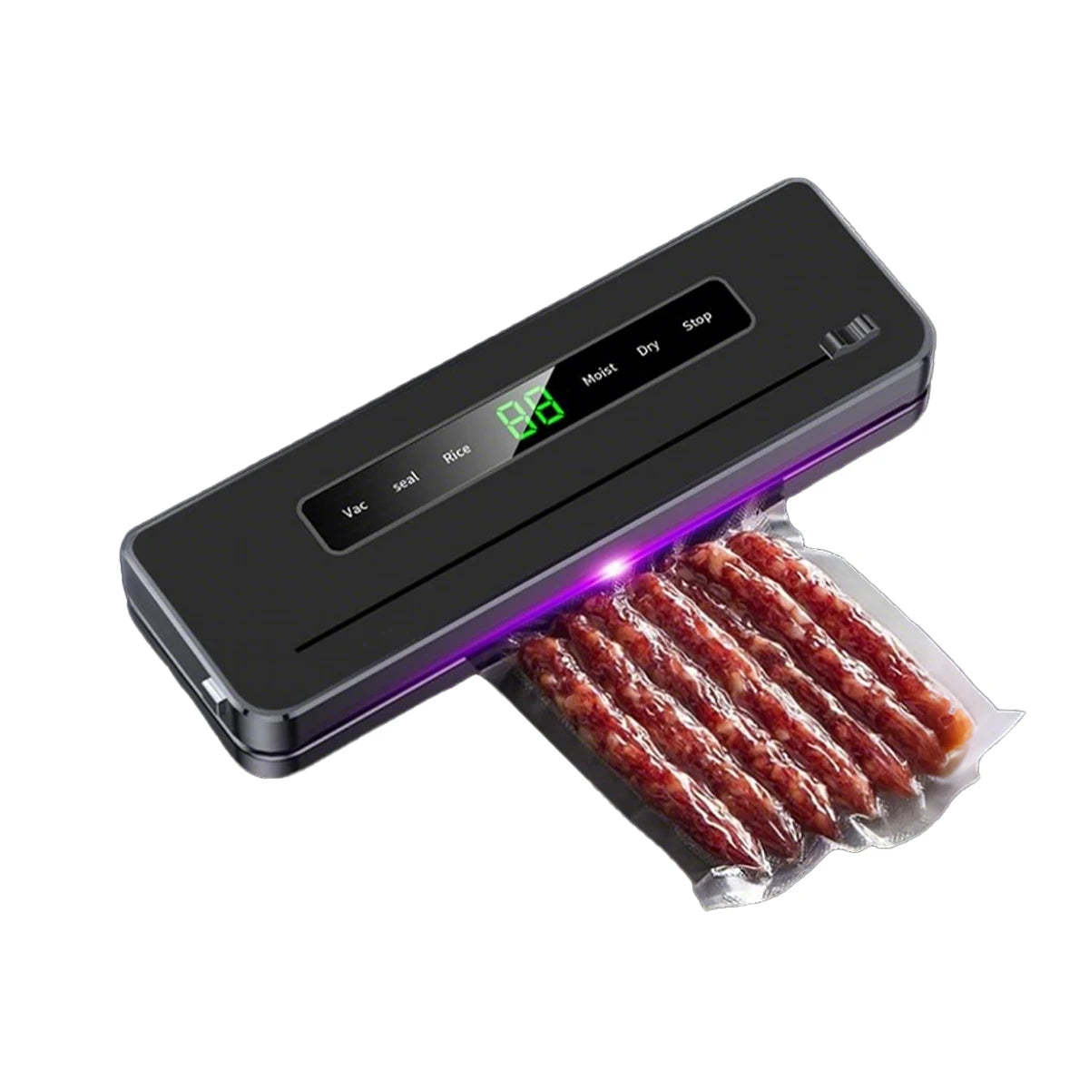 Octavo Purple Light Vacuum Sealer For Healthier Meals Chemical Free UL Certified Easy Use For Home Cooks