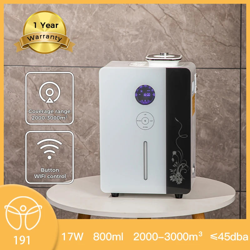 Namste Air Purifier Aroma Diffuser With WiFi Control 800ml Capacity For Commercial And Home Use