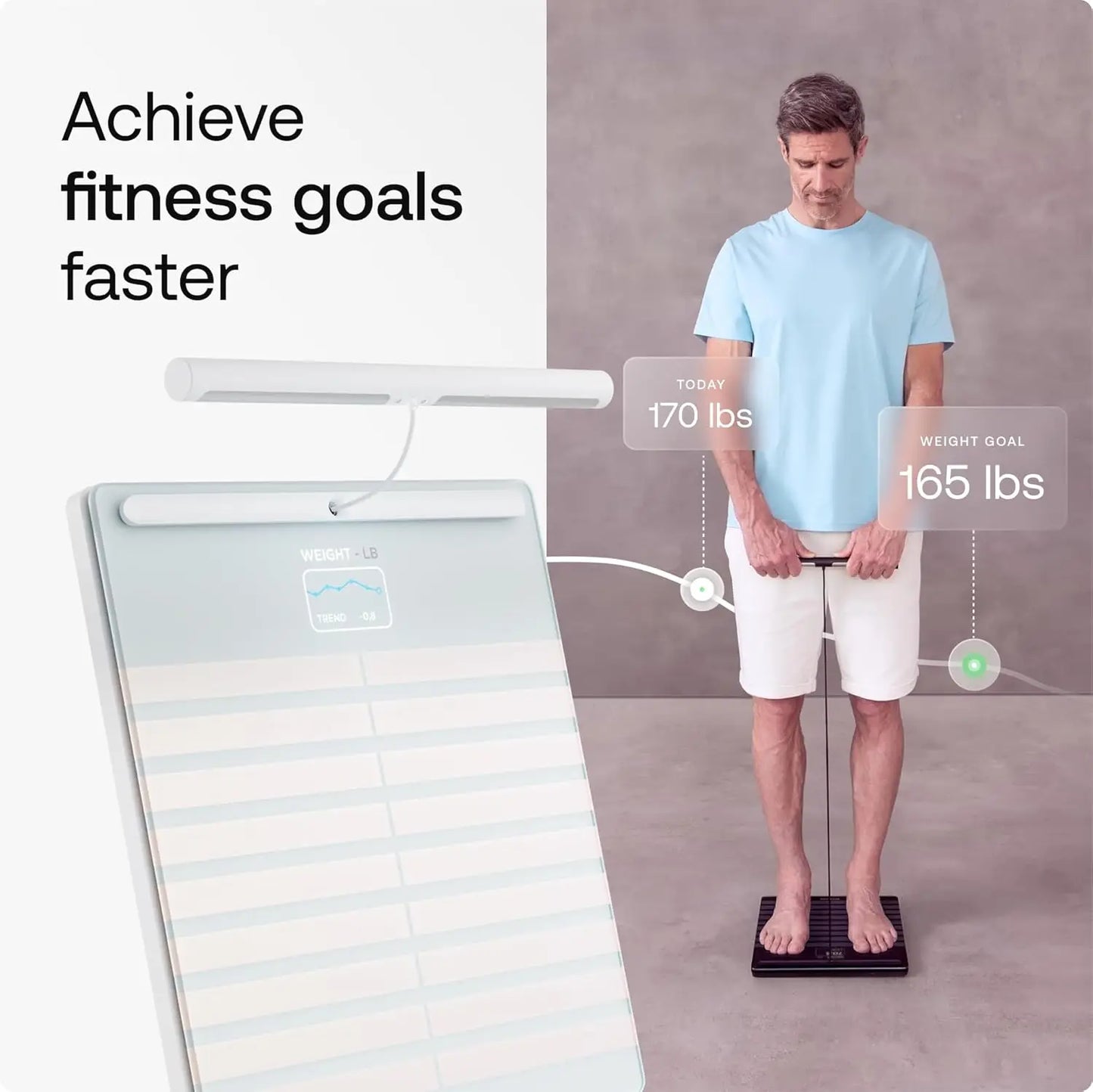 Meet your health companion: the Body Scan Smart Scale that reveals more than a simple weight today.