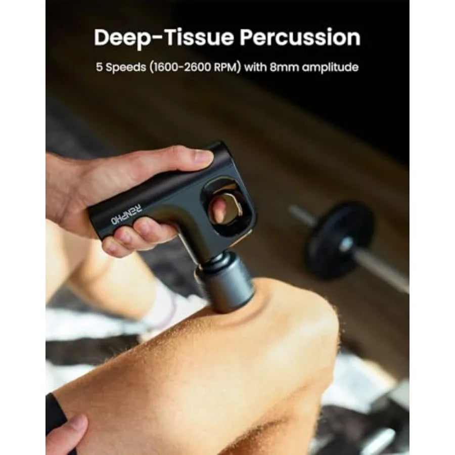 Unlock fast, targeted relief with the Active Mini Thermacool Massage Gun, your compact, go-anywhere tool for soothing muscles, promoting circulation, and accelerating recovery after workouts or daily routines.