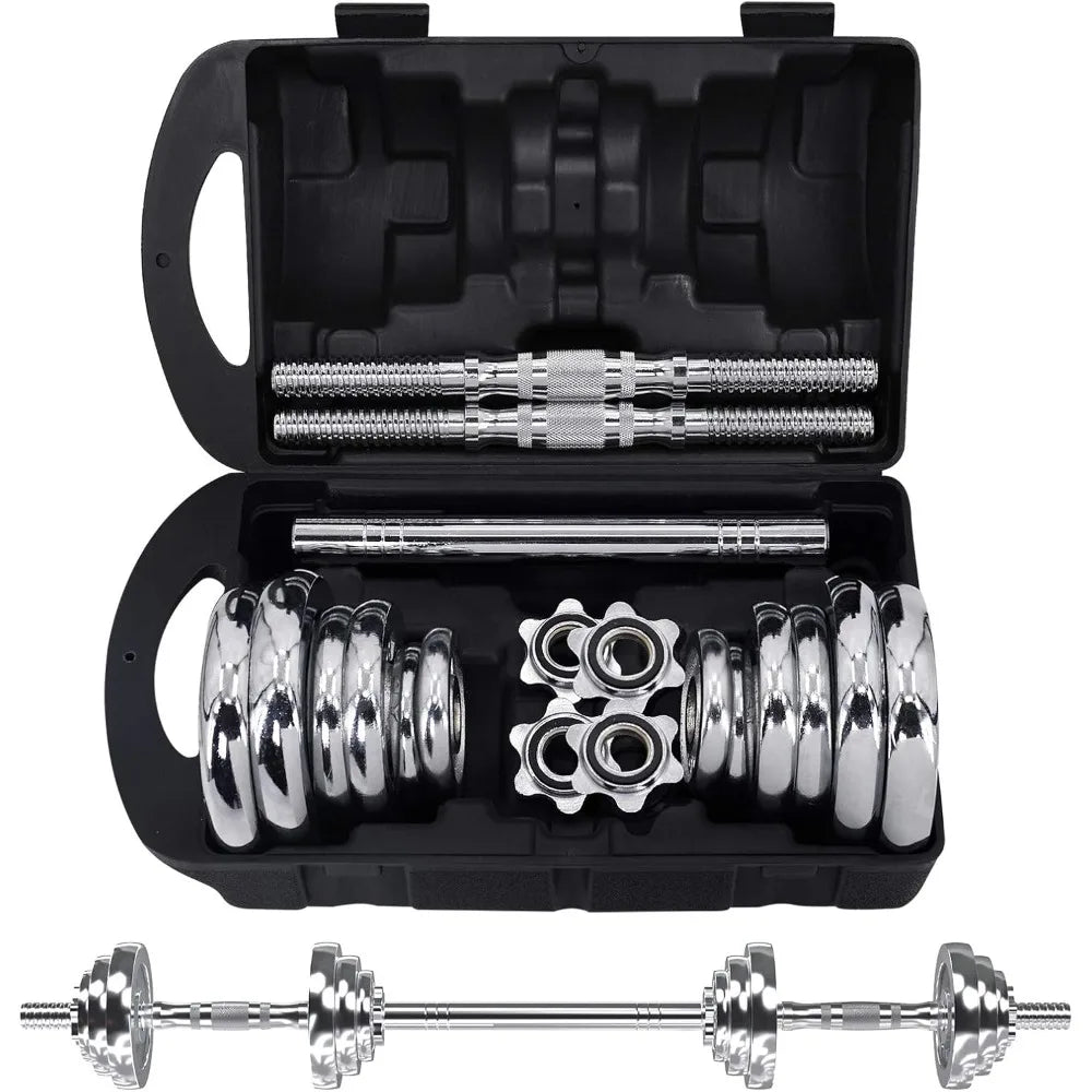 Turn your workouts into a powerhouse routine with the VIVITORY adjustable dumbbell set.