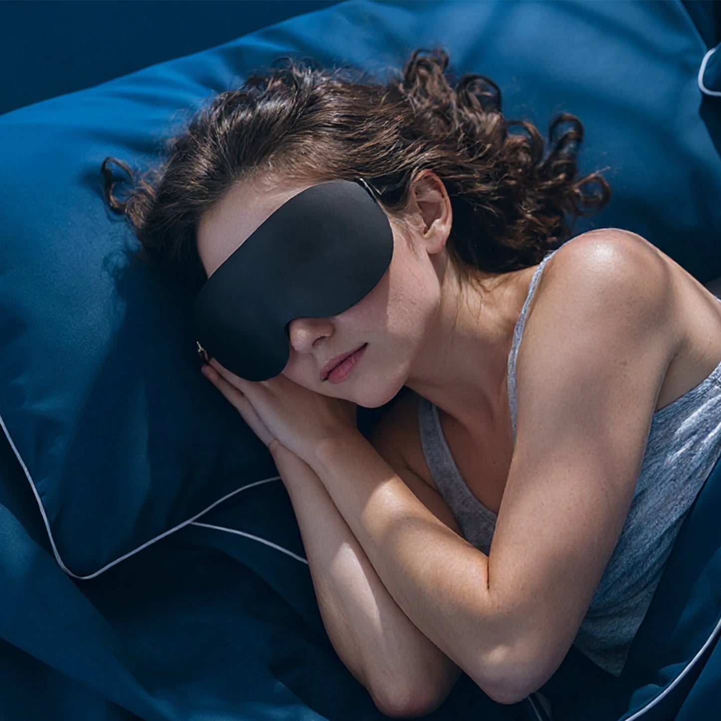 Sleep comes easy with this 3D Eye Mask designed to block light, cradle your eyes in soft, breathable fabric, and support refreshed mornings for more energized days.