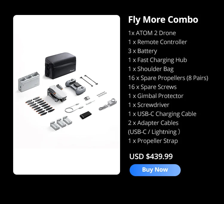 Experience cinematic aerials with the Potensic ATOM 2, a featherweight drone that makes pro-quality footage effortless.
