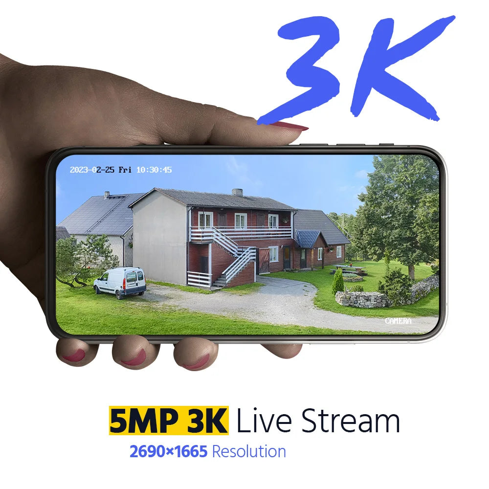 ANNKE 5MP CCTV Kit Four Camera System With Reliable 3K Clarity And 107 Degree FOV For Home And Small Business Security