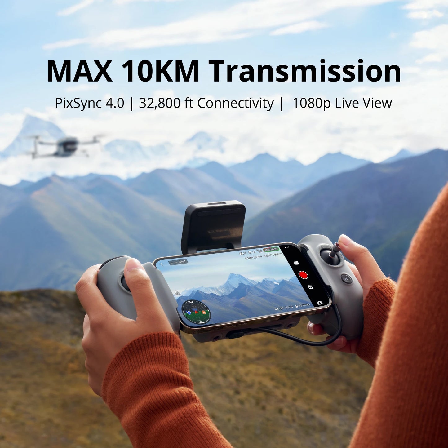 Unleash cinematic possibilities with the Potensic ATOM 2, a featherweight drone that lets you capture pro-grade video and photos on the go.