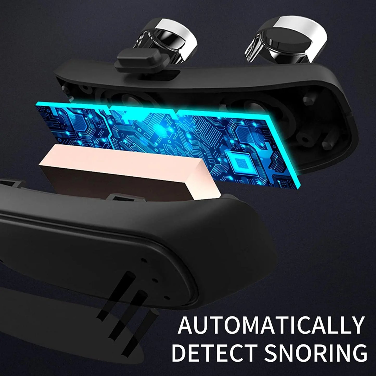 Smart Anti Snoring Device Chin Strap Sleep Aid For Adults Portable