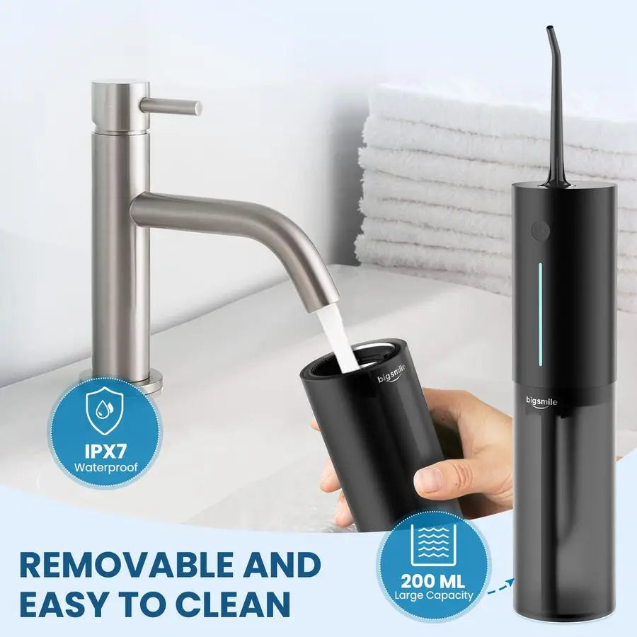 XMSJ Water Flosser Cordless Rechargeable IPX7 Waterproof 3 Modes For Home Dental Care