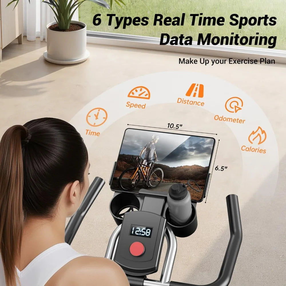 Upgrade your home workouts with CURSOR FITNESS Exercise Bike, a brake-pad powered cardio machine built for real results and an exclusive app.