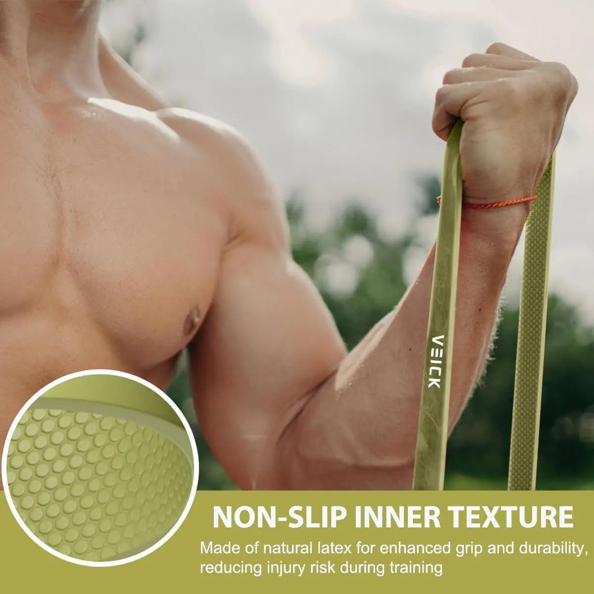 6 Level Versatile Resistance Bands Set For Home Workouts And Strength Training For Men And Women