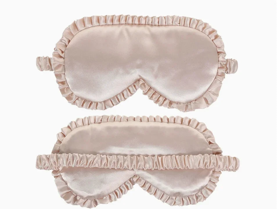 Experience luxurious sleep and travel comfort with a premium silk eye mask that blocks light, reduces pressure, and keeps you cool and calm all night.