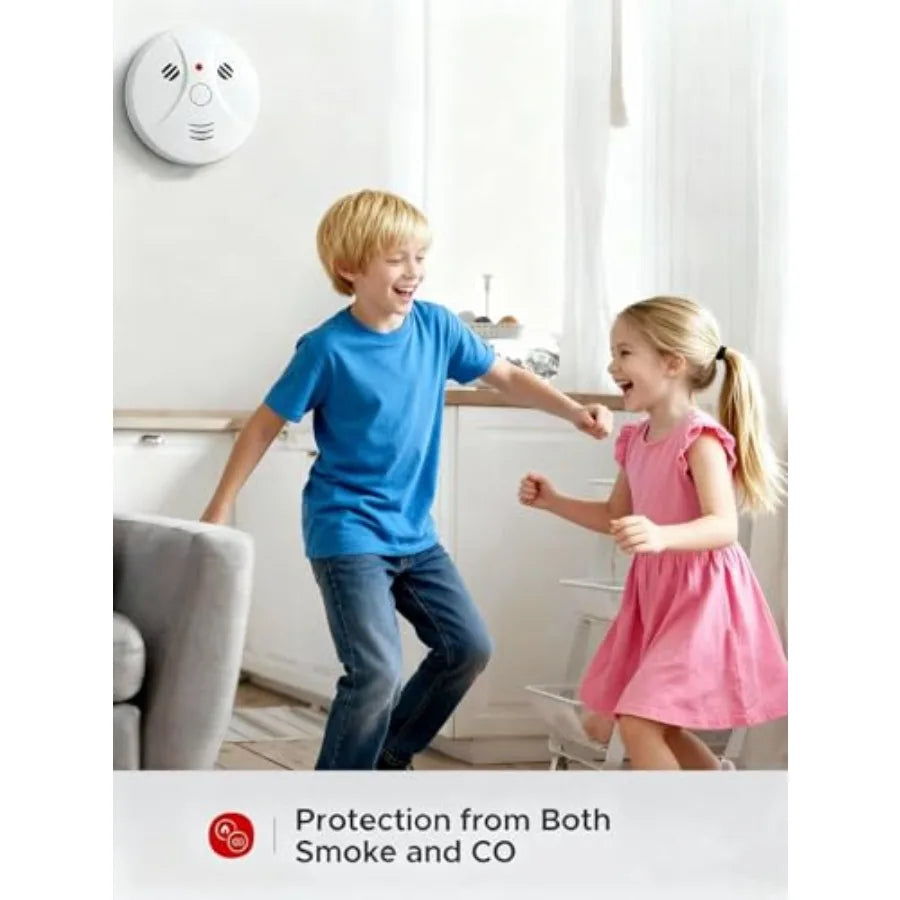Portable Battery Powered Smoke And CO Detector Dual Sensor Travel Ready For Travelers And Campers