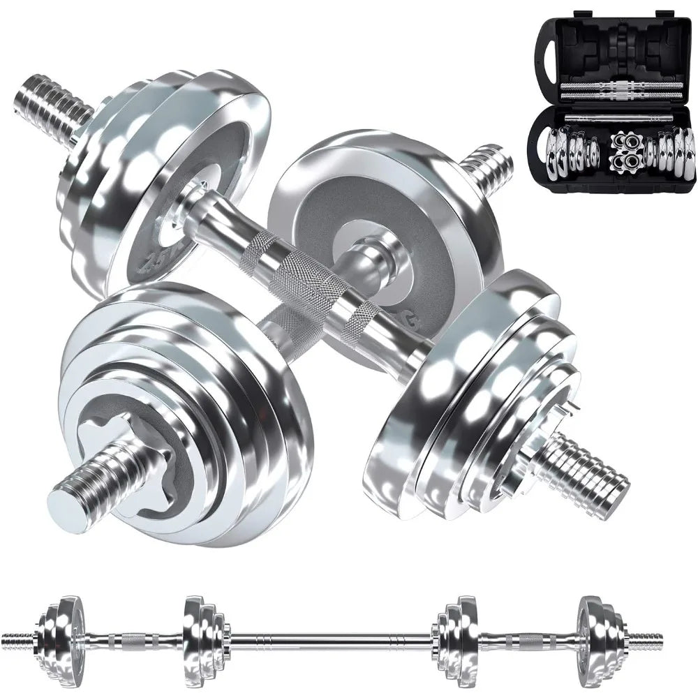 Turn your workouts into a powerhouse routine with the VIVITORY adjustable dumbbell set.