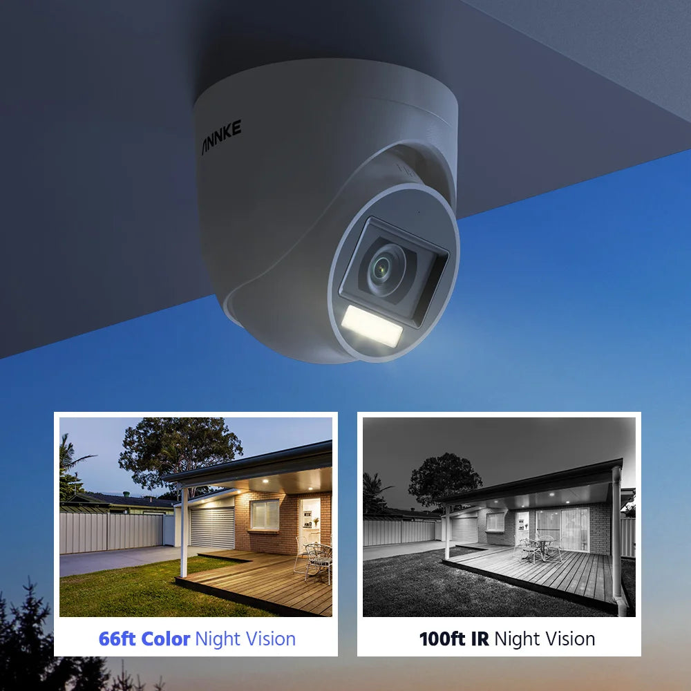 ANNKE 5MP CCTV Kit Four Camera System With Reliable 3K Clarity And 107 Degree FOV For Home And Small Business Security