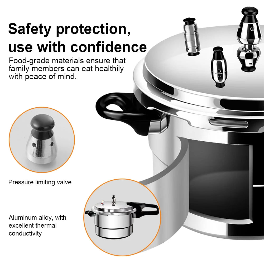 Discover fast, flavorful meals with the Shunmaii Aluminum Pressure Cooker and steaming plate.