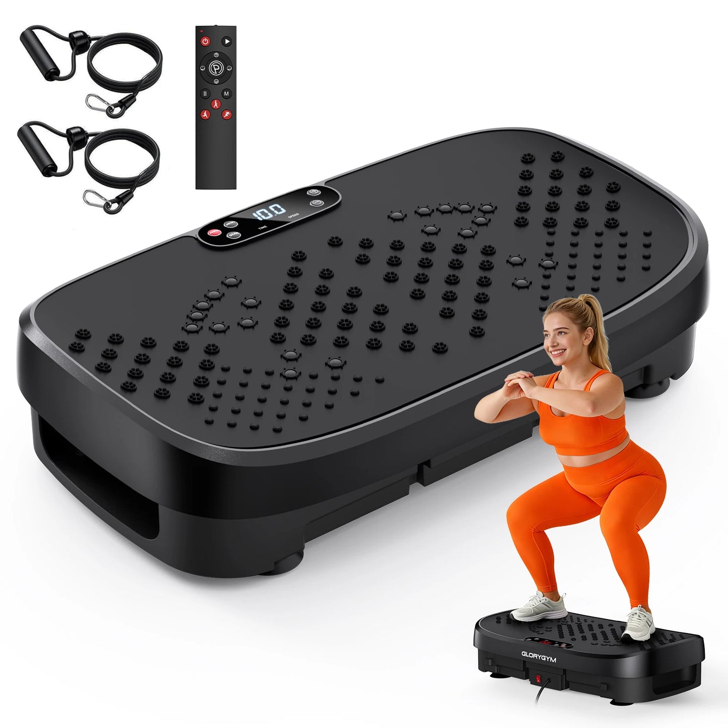 Unlock full-body relaxation and workouts with the HTM Whole Body Muscle Relax Vibration Plate, designed to fit into your busy schedule.