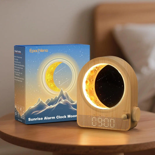 Sunrise Alarm Clock With White Noise And Ten Soothing Sounds Dual Alarms For Restful Mornings