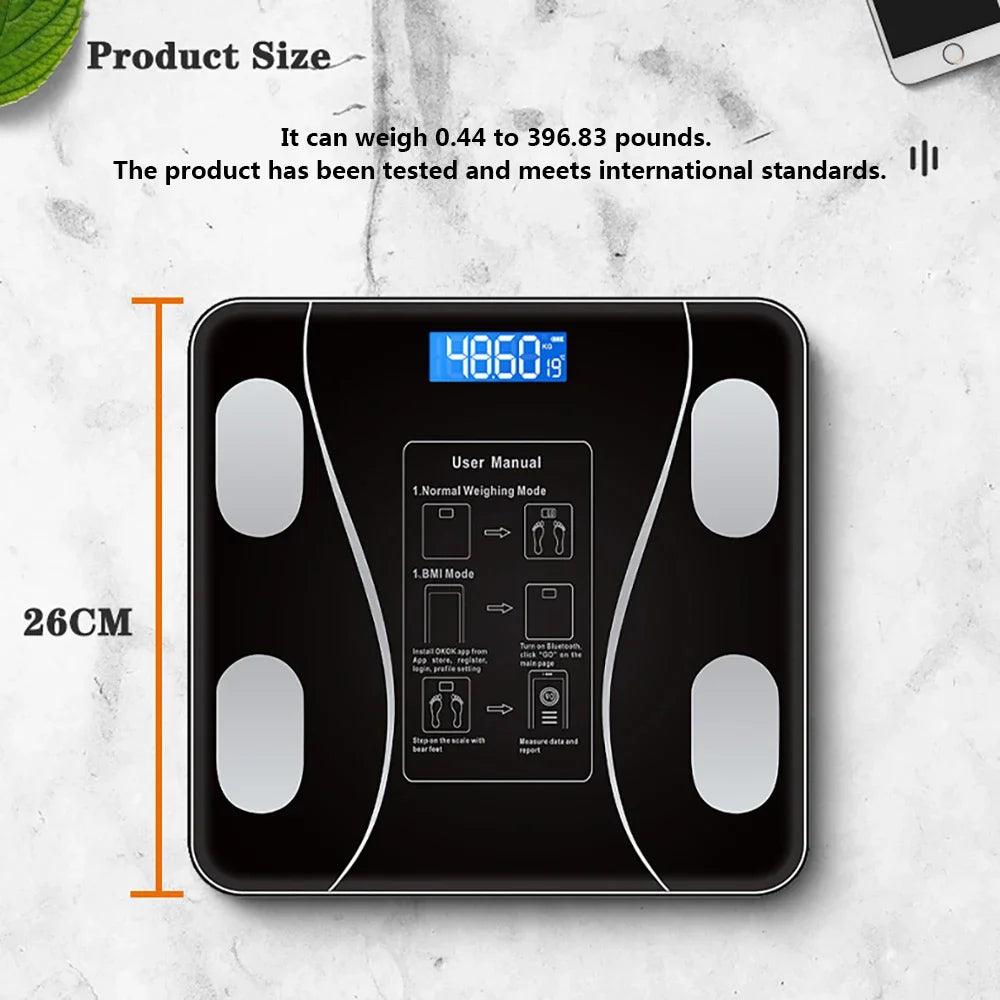 Take control of your health with the AEHOME Body Fat Scale, a smart, durable device that gives you accurate body composition and weight insights at a glance through a convenient smartphone app.