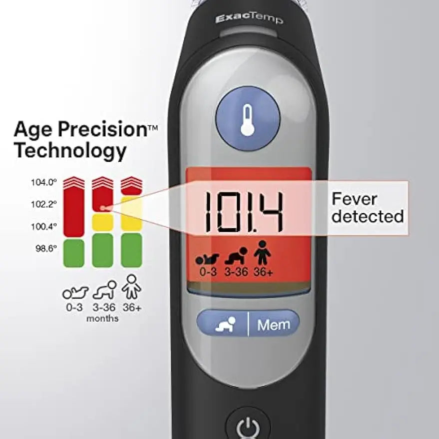 High-Concerned Digital Thermometer With Pre-Warmed Tip For Fast Accurate Readings At Home
