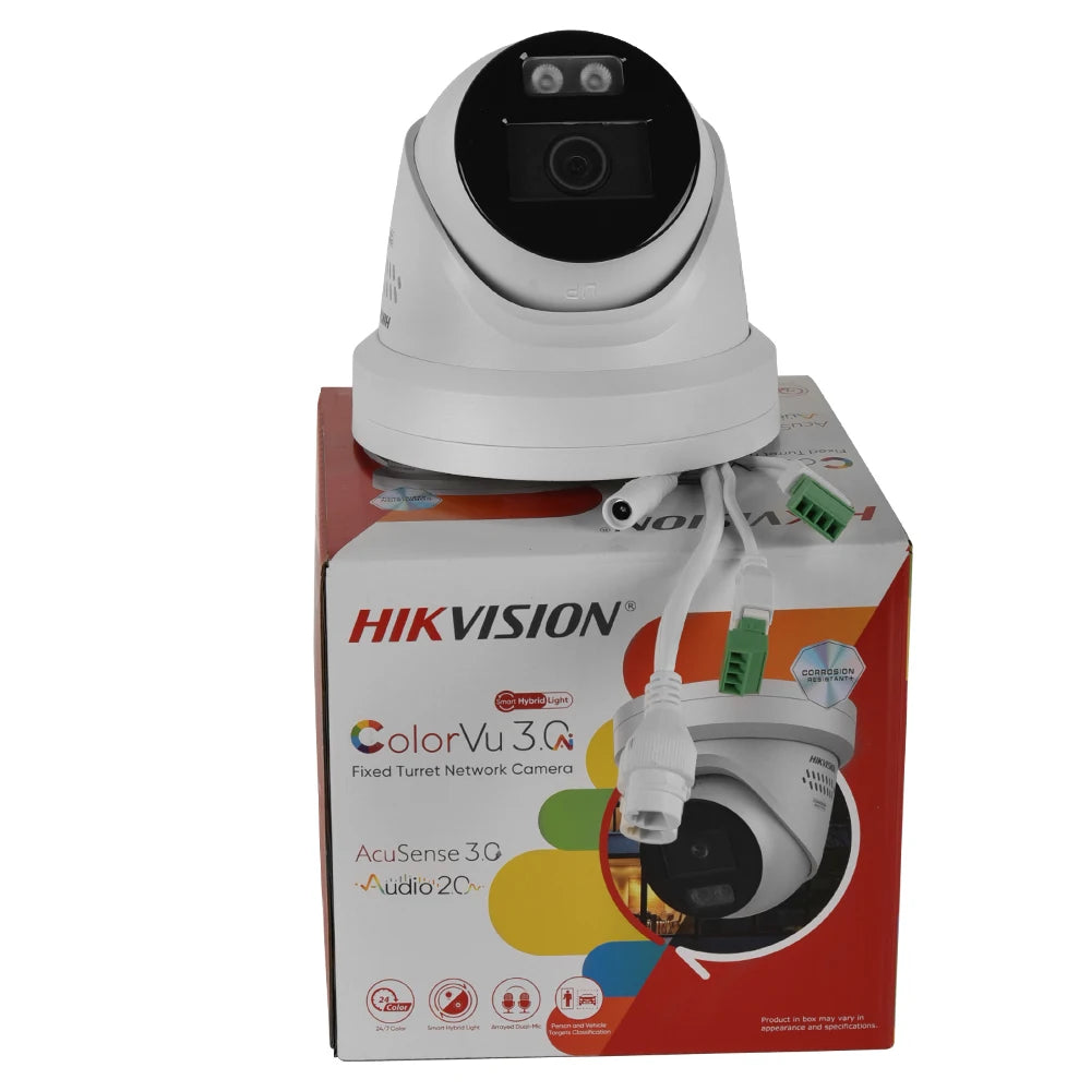 Hikvision 8MP IP Camera ColorVu Night Vision 4K Ultra HD 100 Degree FOV For Businesses