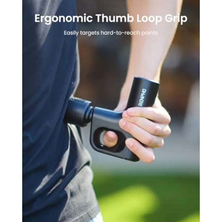 Unlock fast, targeted relief with the Active Mini Thermacool Massage Gun, your compact, go-anywhere tool for soothing muscles, promoting circulation, and accelerating recovery after workouts or daily routines.
