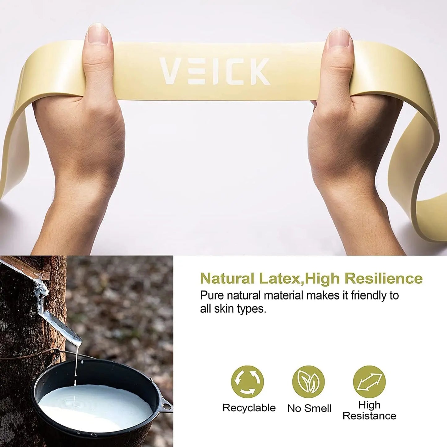 6 Level Versatile Resistance Bands Set For Home Workouts And Strength Training For Men And Women