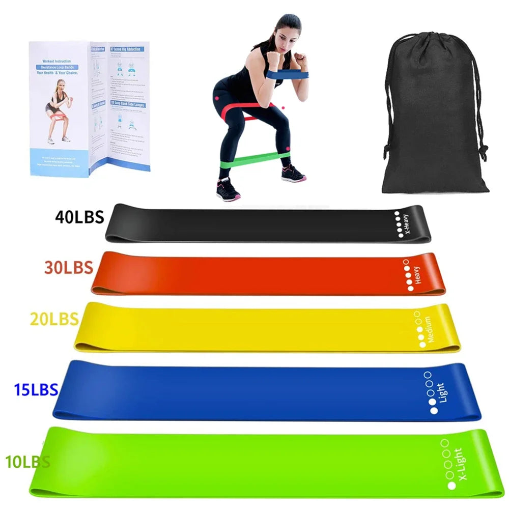 Resistance Bands For Yoga Stretch And Pull Up Training Natural Latex Versatile For Adults Fitness Enthusiasts
