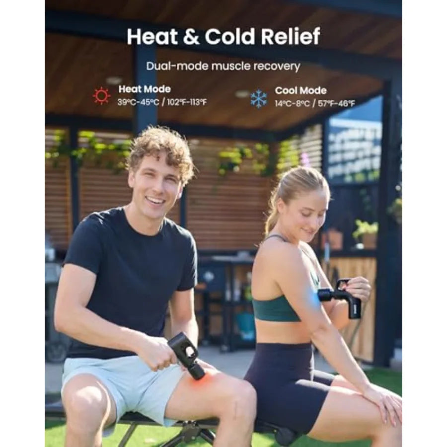 You can enjoy on-the-go relief with Active Mini Thermacool Massage Gun, a percussion device that blends soothing heat and cooling therapy to unlock faster recovery and support your activities.